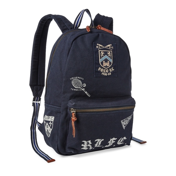POLO RALPH LAUREN Boathouse Backpack Navy NWT - Picture 3 of 8